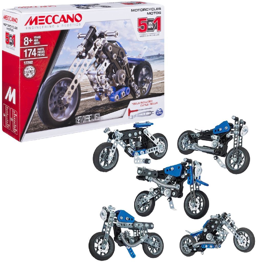 Afbeelding Meccano Multi 5 Model Set Motor door Wohi.nl