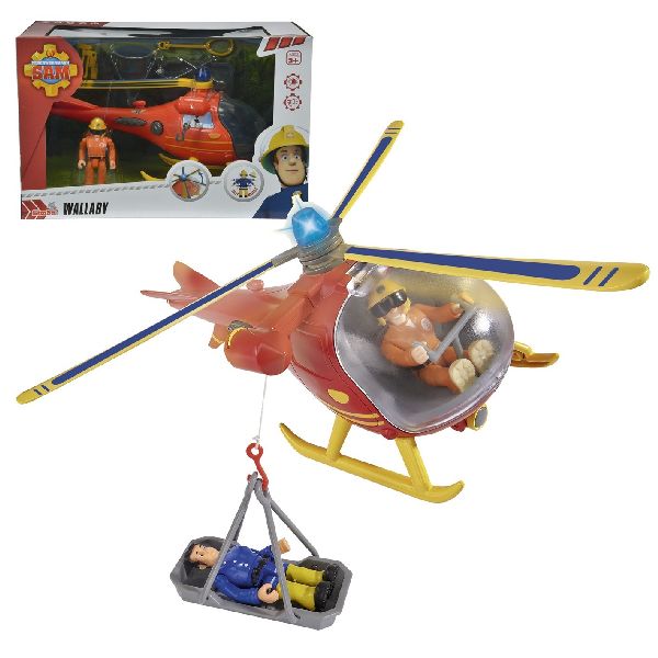 Afbeelding Brandweerman Sam Helicopter + Figuur BO door Wohi.nl
