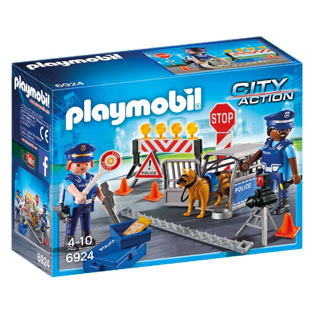 Playmobil City Action: Politie wegversperring (6924)