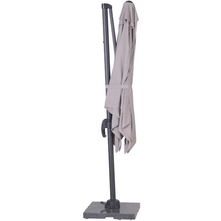 Garden Impressions - Hawaii parasol S 250x250carbon zwart/ sand