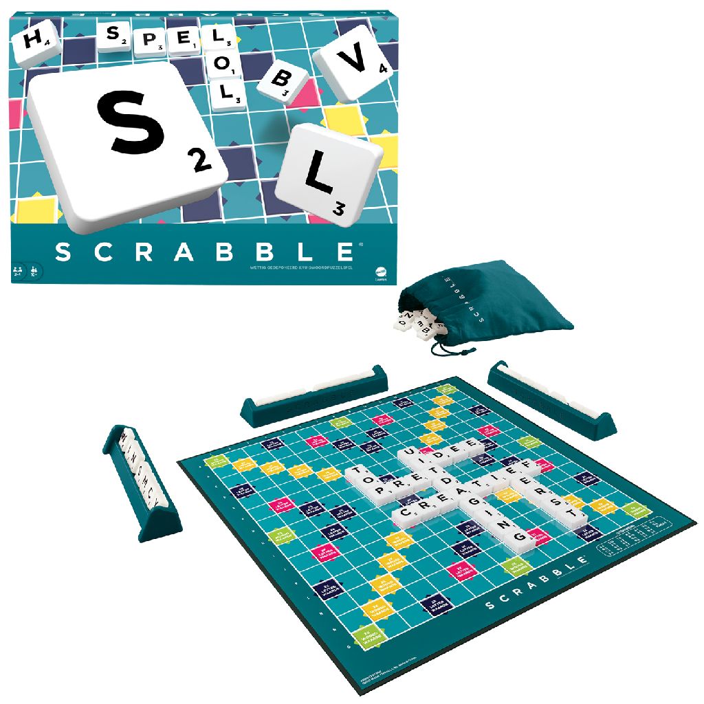 Afbeelding Mattel DC Comics Scrabble Original Multicolour door Wohi.nl