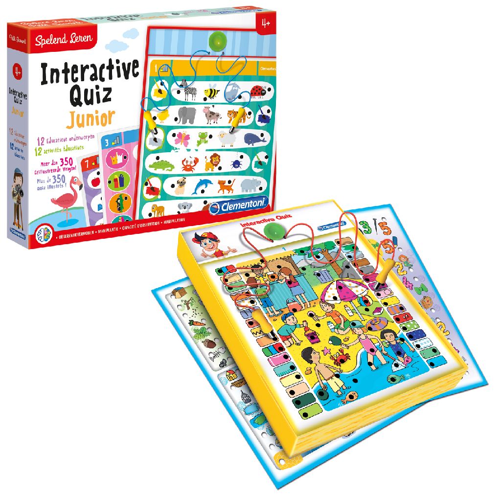 Afbeelding Clementoni Interactieve Quiz Junior 4-6 jaar door Wohi.nl