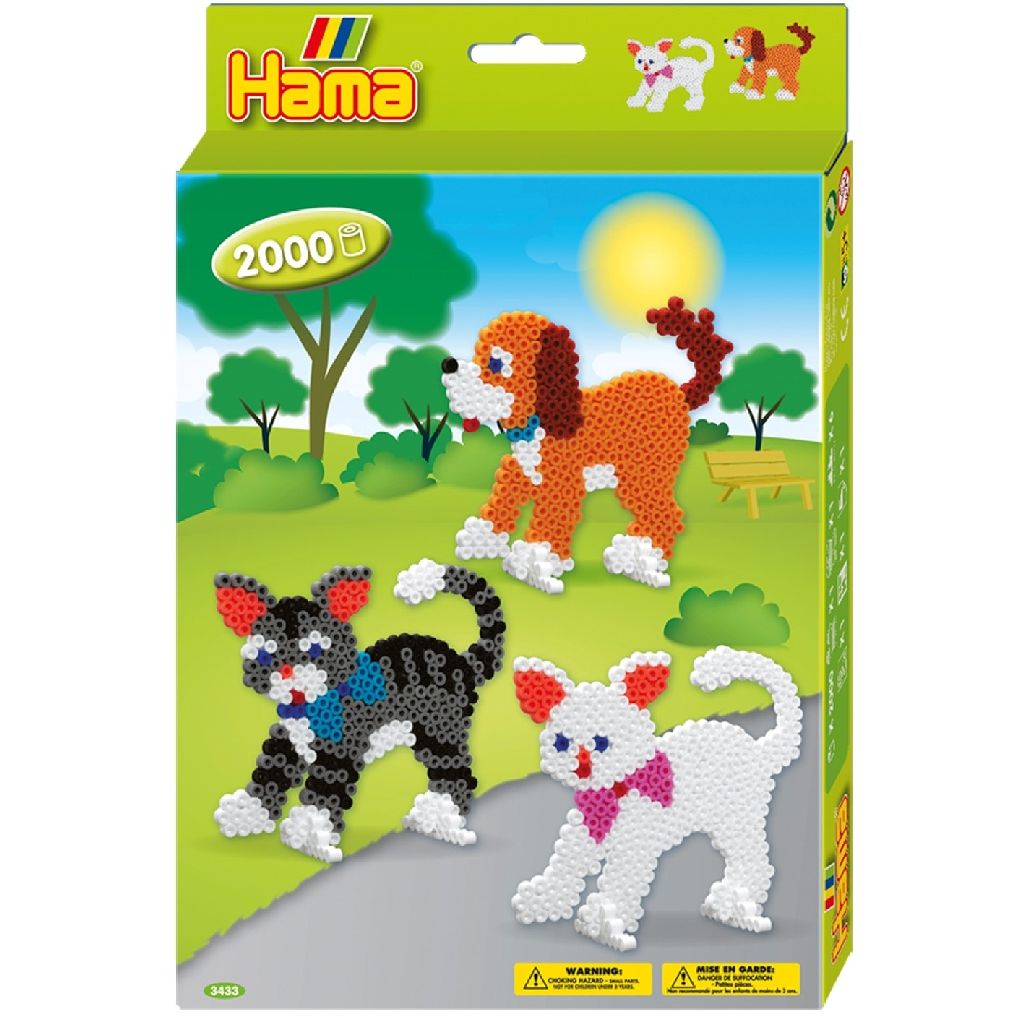 Hama Strijkkralen Hond en Katten 2000 Stuks