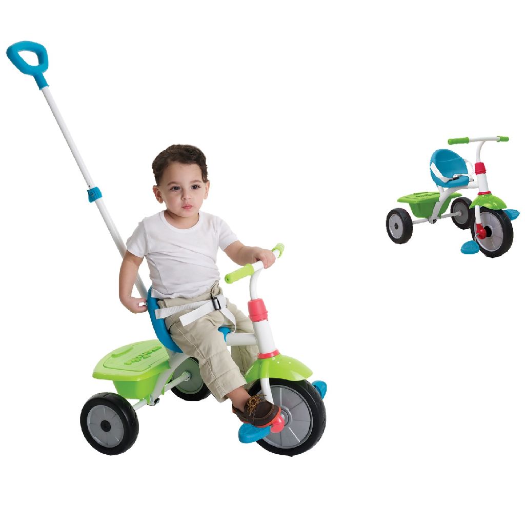 Afbeelding Driewieler 2-in-1 Smart Trike Groen door Wohi.nl