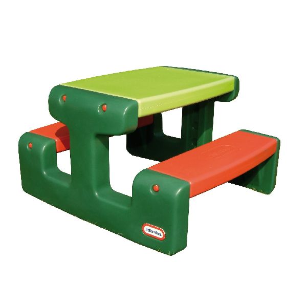 Afbeelding Little Tikes Picknicktafel Junior groen en oranje door Wohi.nl