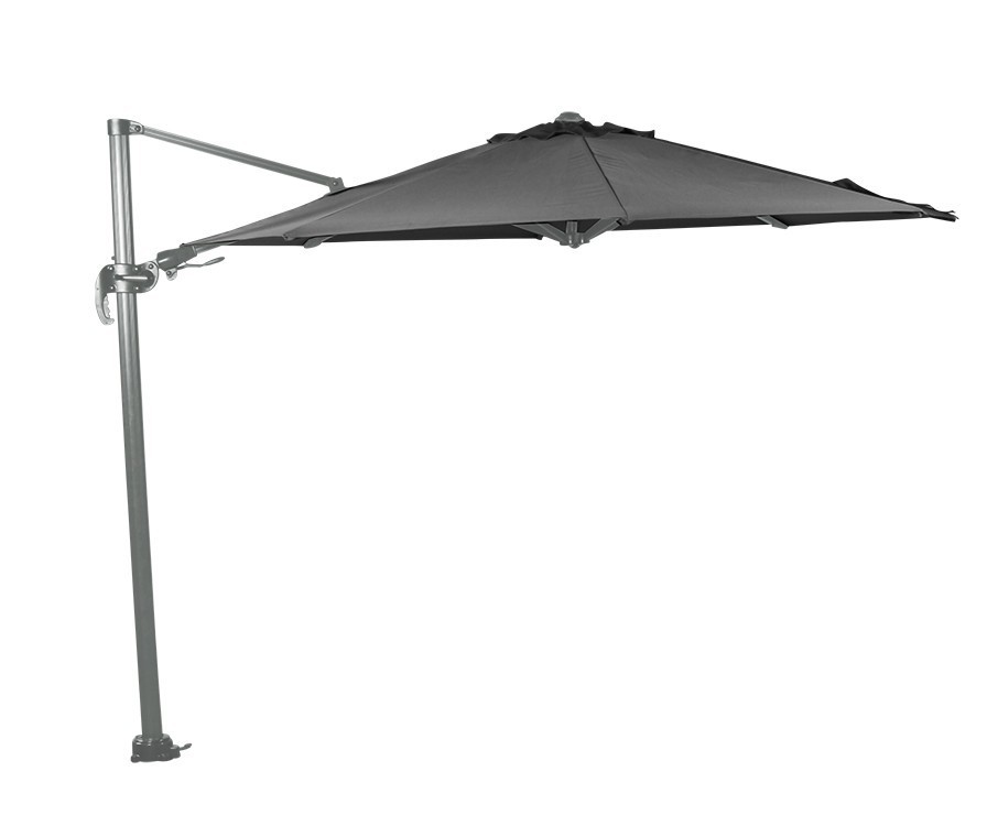 Garden Impressions - Hawaii parasol 350carbon grijs/ light grijs