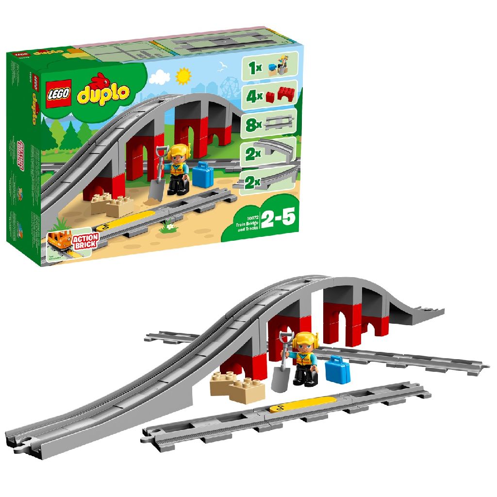 Afbeelding LEGO DUPLO 10872 Treinbru door Wohi.nl