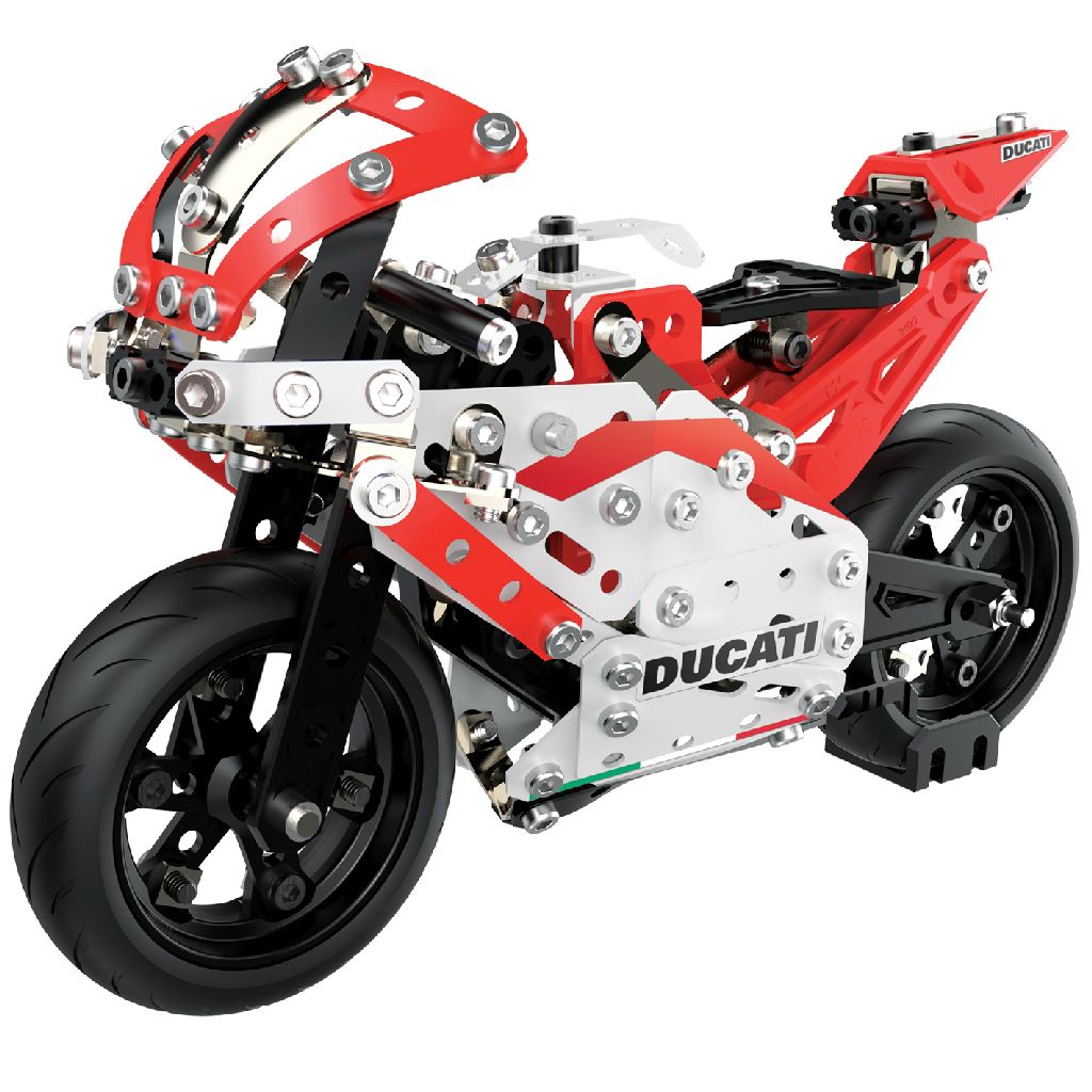 Afbeelding Meccano Modelset Ducati Moto GP rood 6044539 door Wohi.nl