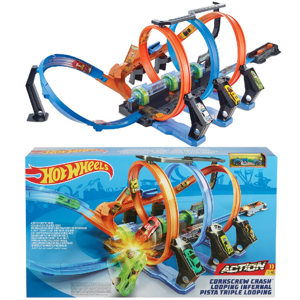 Afbeelding Hot Wheels Kurkentrekker Crash door Wohi.nl