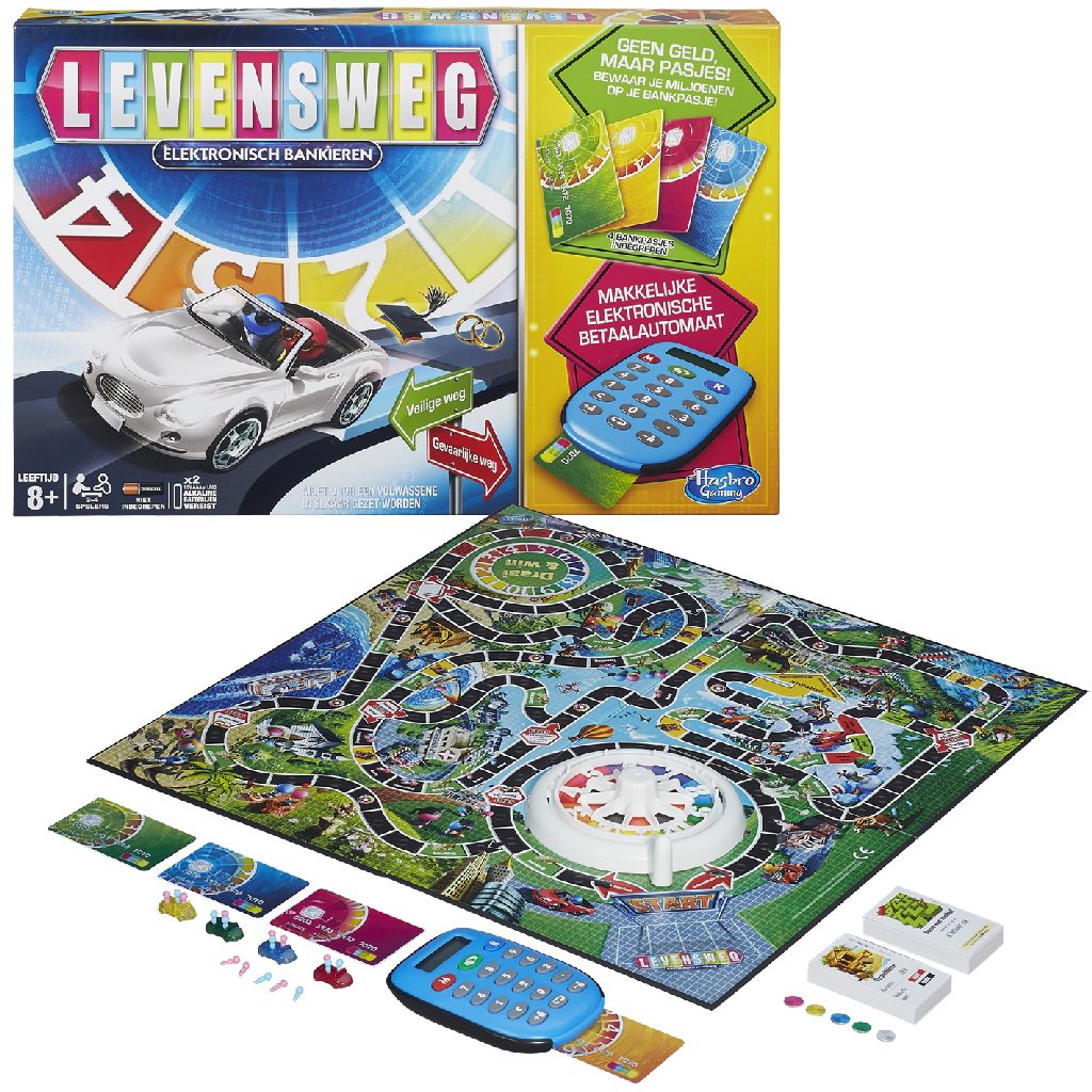 Afbeelding Hasbro Spel Levensweg Elektronis door Wohi.nl