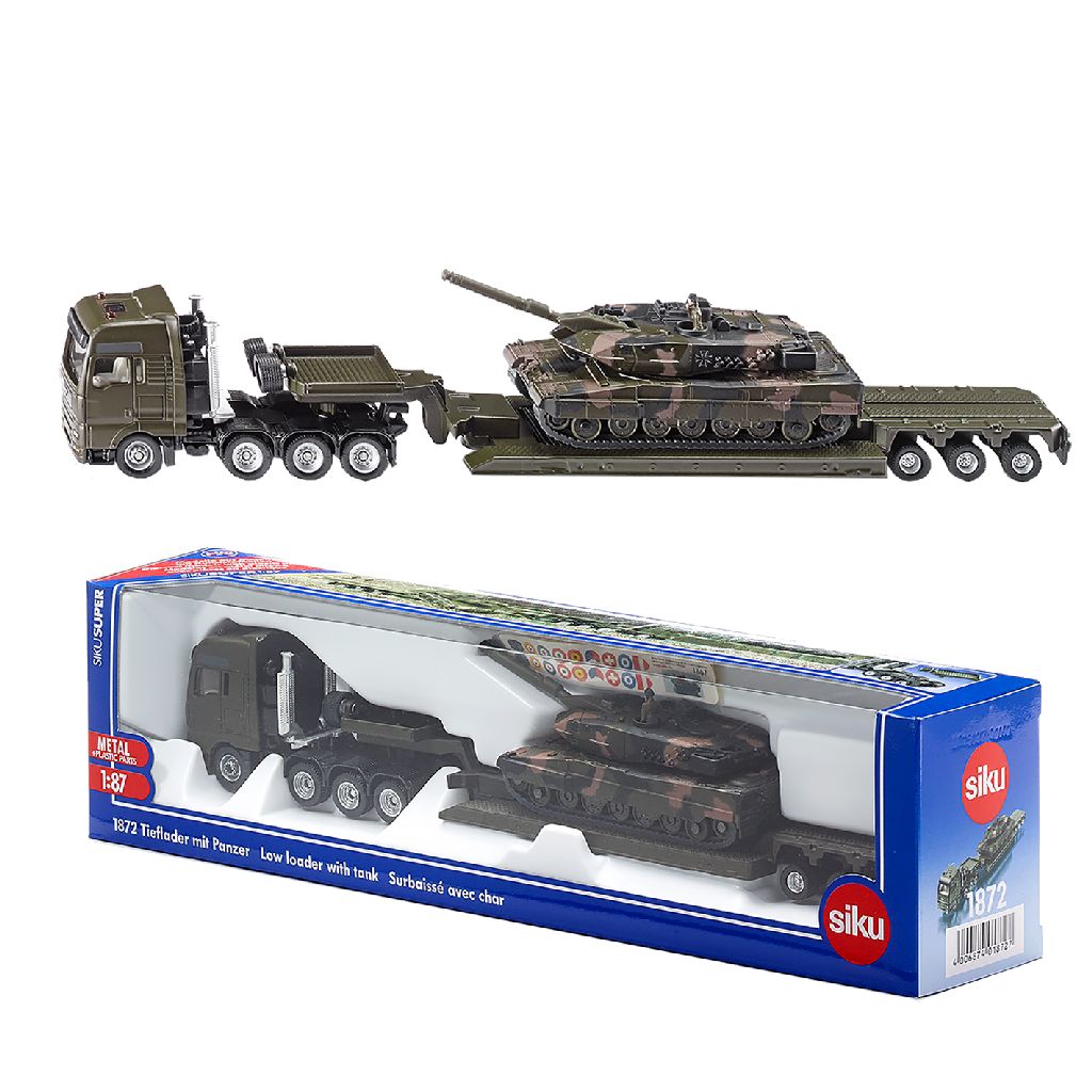 Siku Transport Met Legertank