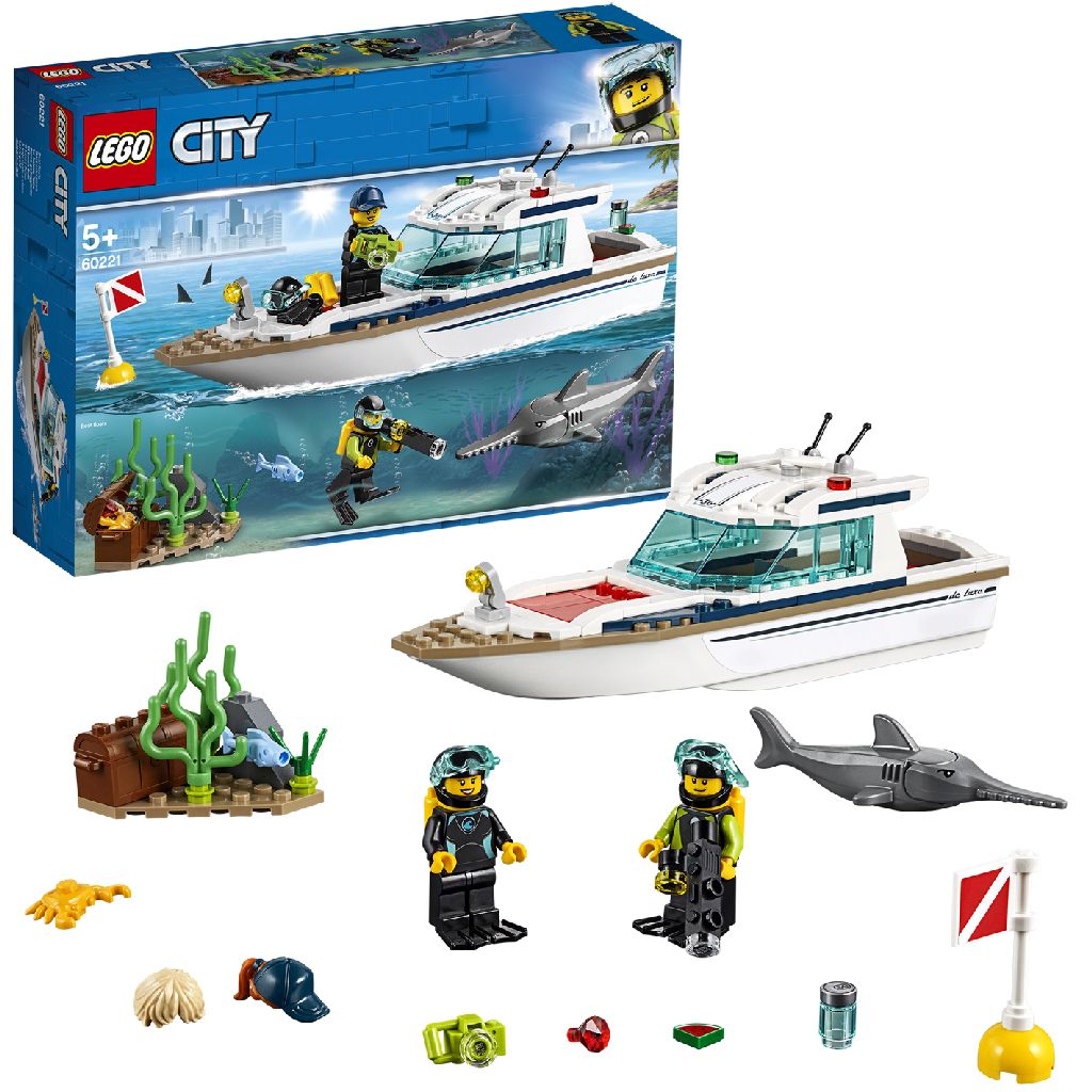 Afbeelding LEGO City 60221 Duikjacht door Wohi.nl