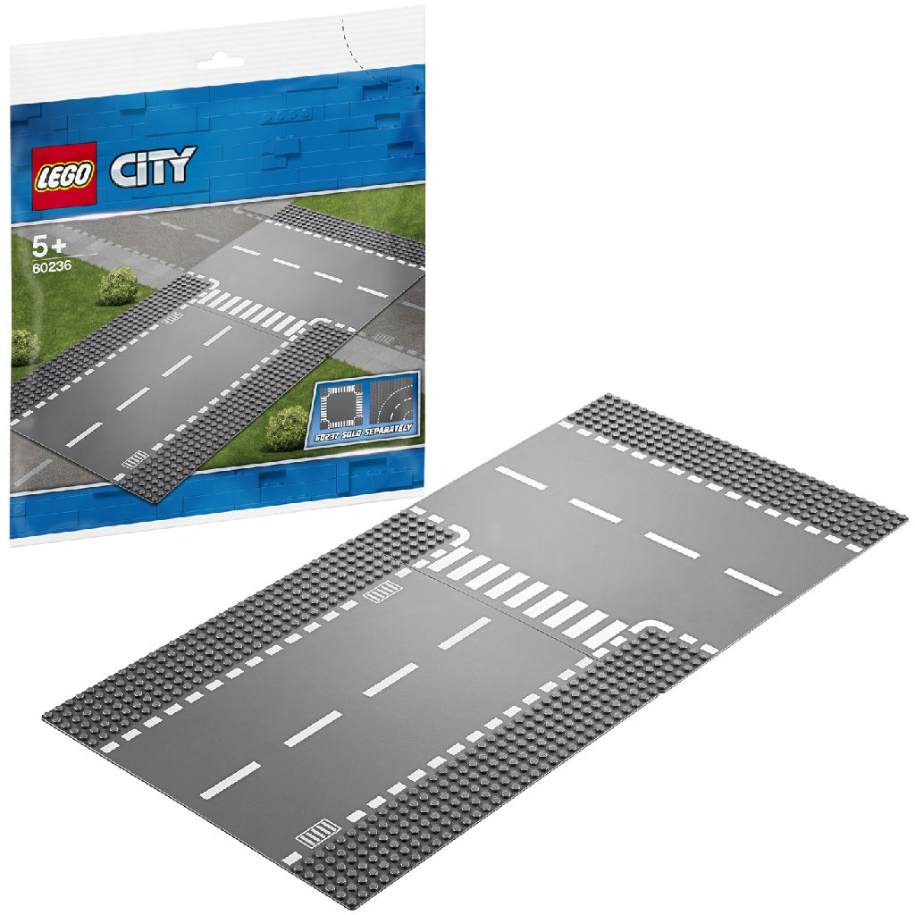 Afbeelding LEGO City 60236 Rechte En T-Splitsing door Wohi.nl