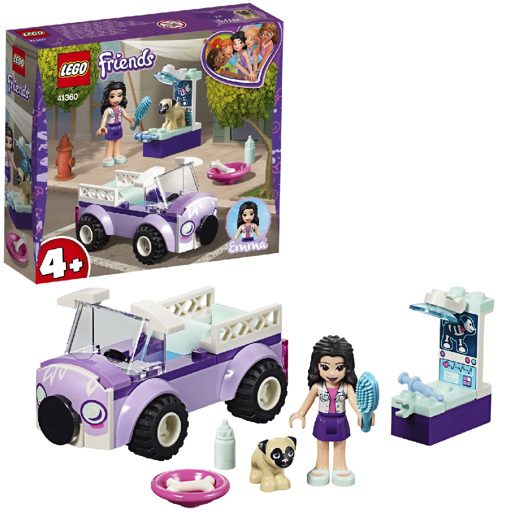 Afbeelding LEGO Friends 41360 Emma's Mobiele Dierenkliniek door Wohi.nl