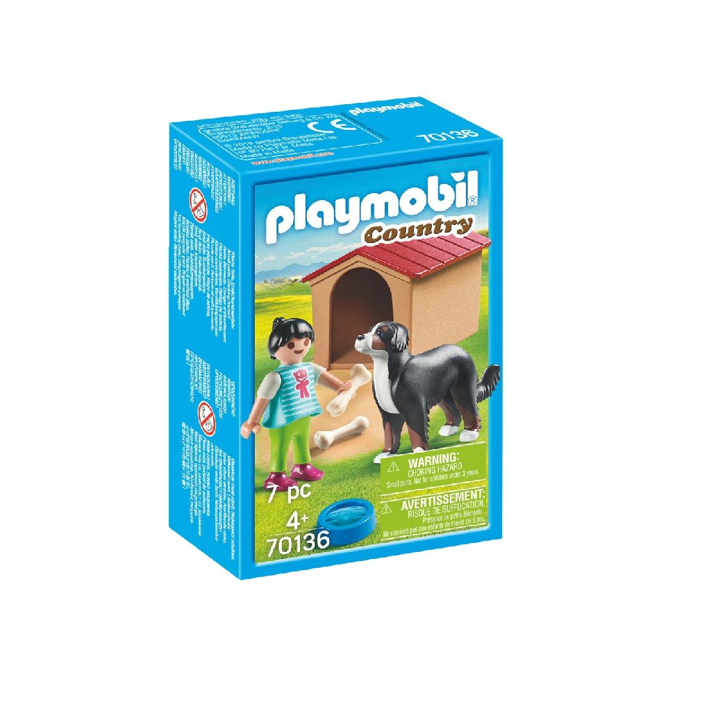 Afbeelding Playmobil 70136 Jongen Met Hond door Wohi.nl