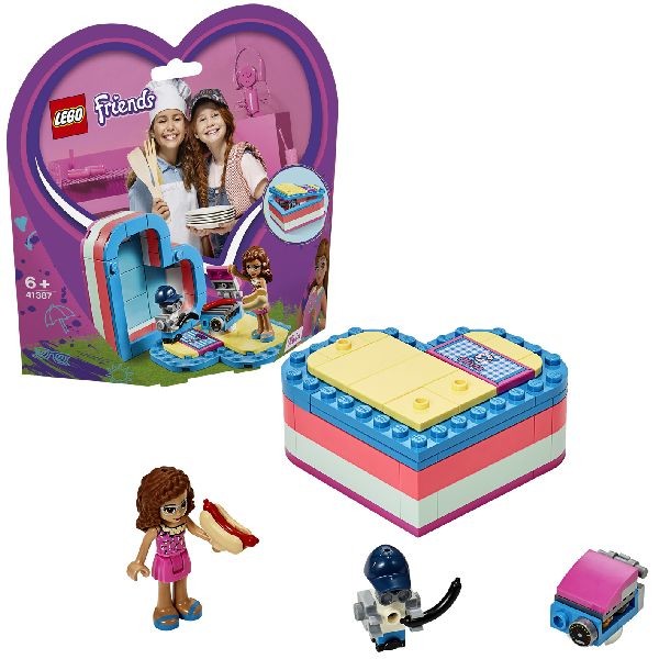 Afbeelding LEGO Friends 41387 Olivia'S Hartvormige Zomerdoos (4111387) door Wohi.nl