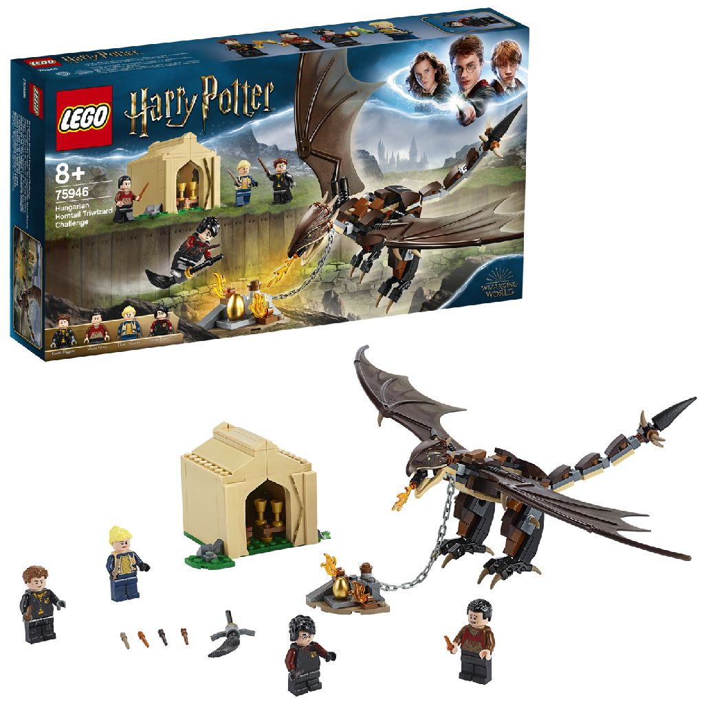 Afbeelding LEGO Harry Potter 75946 Hongaarse Hoornstaart Toverschool Toernooi (4117594) door Wohi.nl