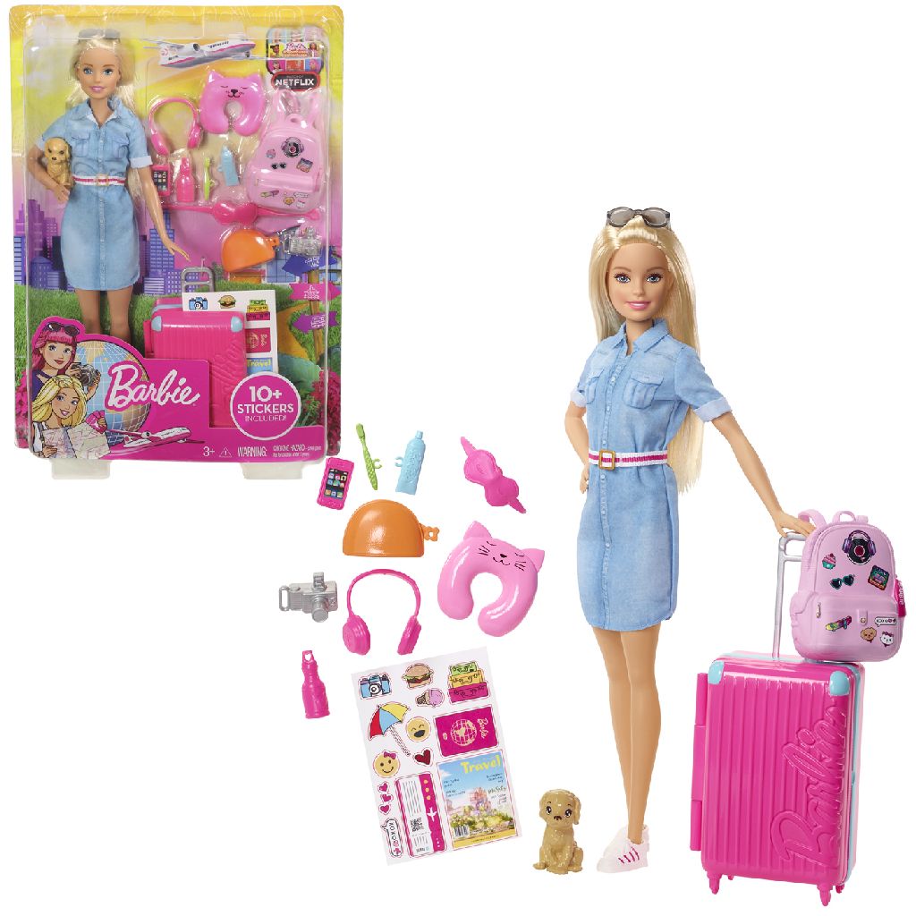 Afbeelding Barbie tienerpop Dreamhouse Adventures op reis 30 cm door Wohi.nl