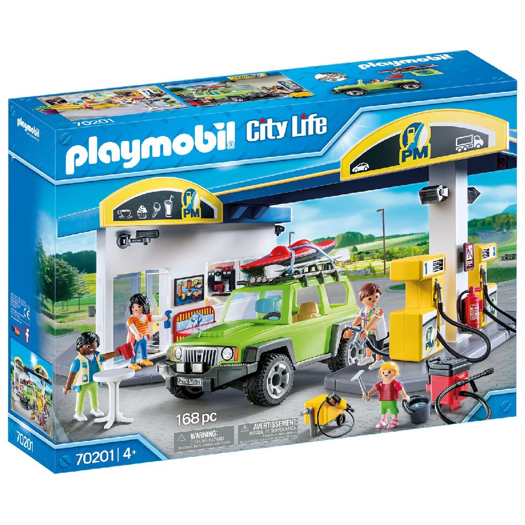 Afbeelding Playmobil 70201 Tankstation (4372012) door Wohi.nl