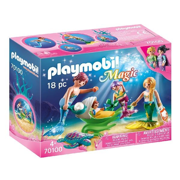Afbeelding Playmobil 70100 Zeemeermin Familie (4370100) door Wohi.nl