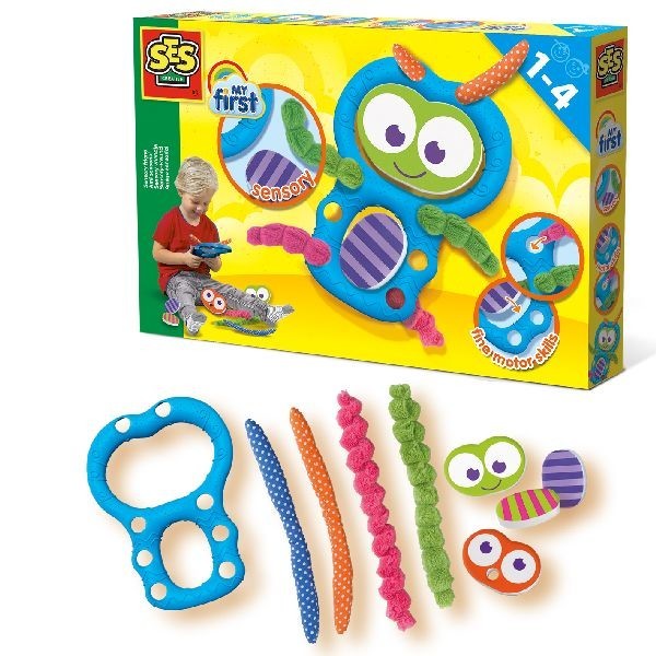 Afbeelding Ses My First - Sensory Vriendje Rijg En Puzzel (4014452) door Wohi.nl