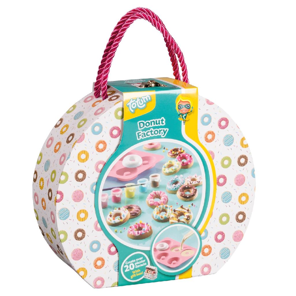 Totum gips gieten en verven: Donut Factory