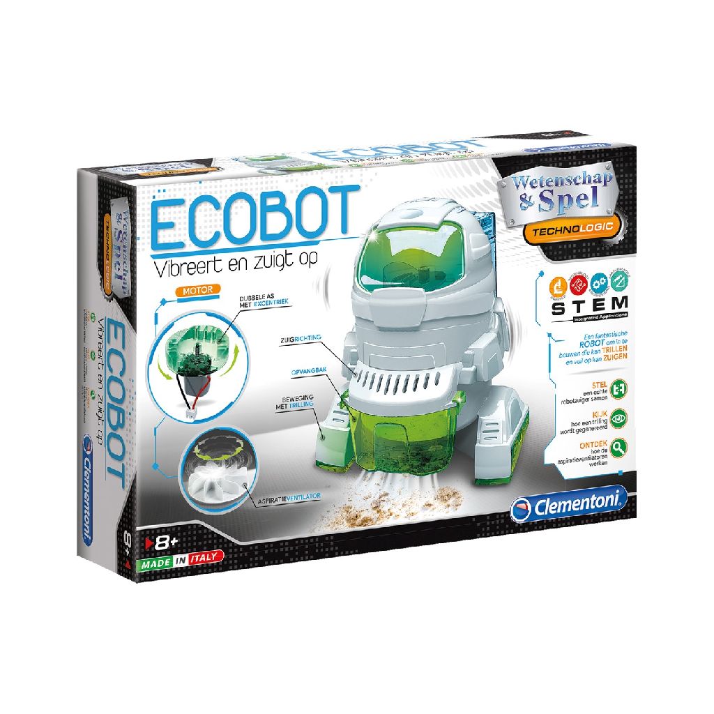 Clementoni Wetenschap en Spel - Ecorobot junior 10-delig