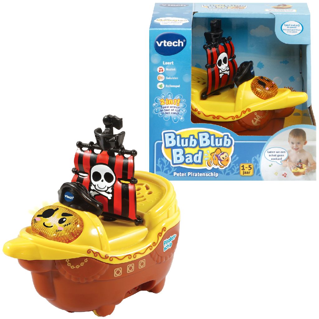 Afbeelding Vtech Blub Blub Bad Peter Piratenschip door Wohi.nl