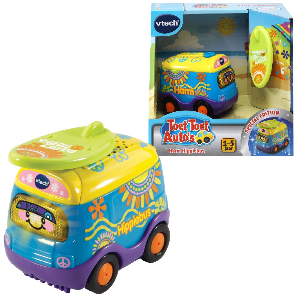 Afbeelding Vtech Toet Toet Special Harm Hippie Bus door Wohi.nl