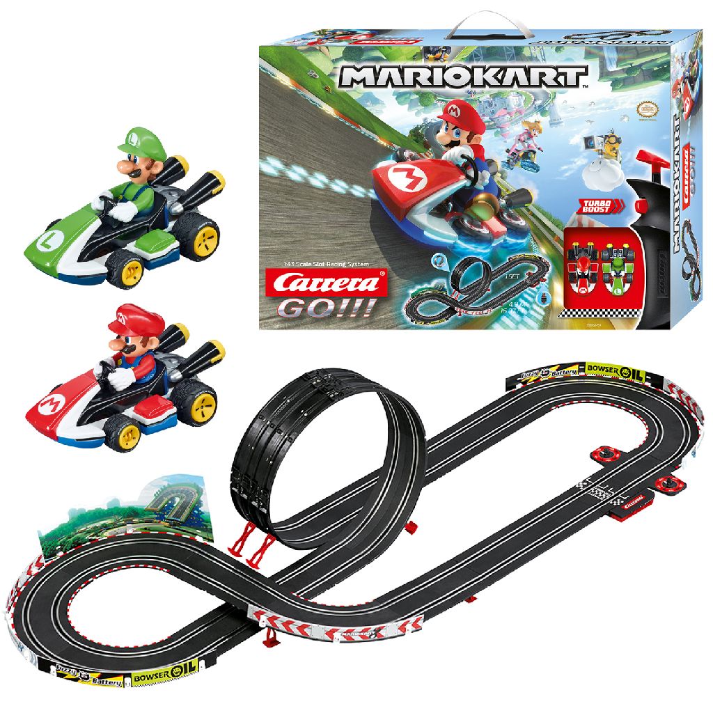 Afbeelding Carrera Go racebaan Nintendo Mario Kart 8 door Wohi.nl