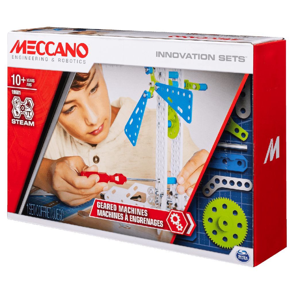 Afbeelding Meccano Bouwset 3 Geared Machines door Wohi.nl