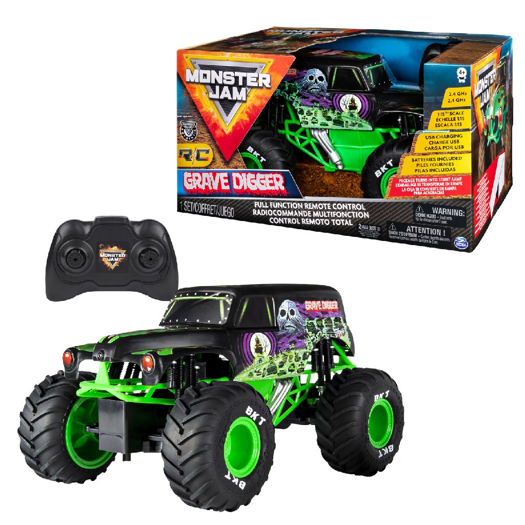 Afbeelding R/C Monster Jam 1:15 Grave Digger (3945003) door Wohi.nl