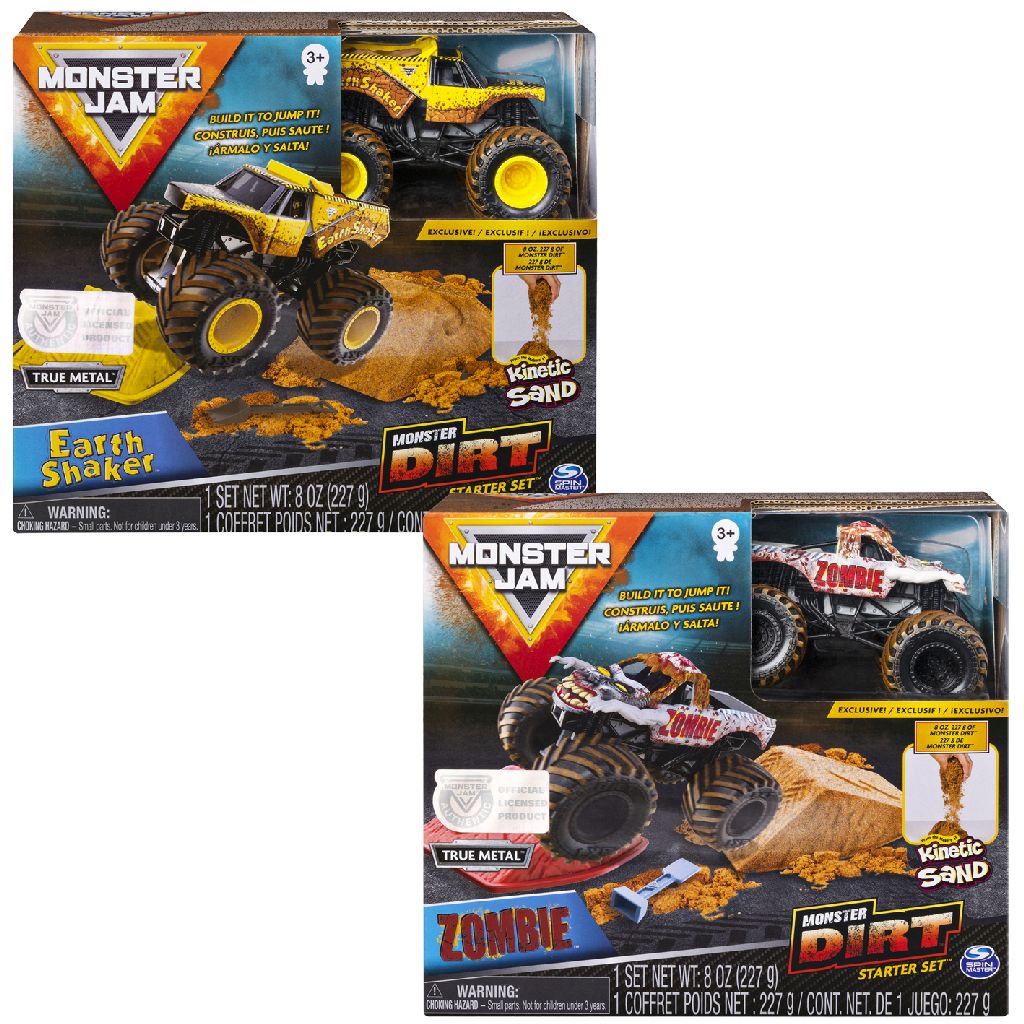 Afbeelding Monster Jam Monster Dirt Starterset 1:64 (3693688) door Wohi.nl