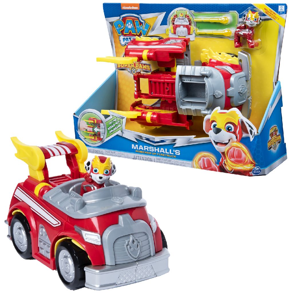 Afbeelding Paw Patrol Mighty Pups Power Vehicle Marshall (5763686) door Wohi.nl