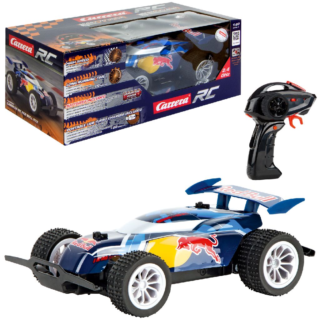 Afbeelding RC Auto Carrera 1:20 Red Bull 2,4 GHZ (3941058) door Wohi.nl