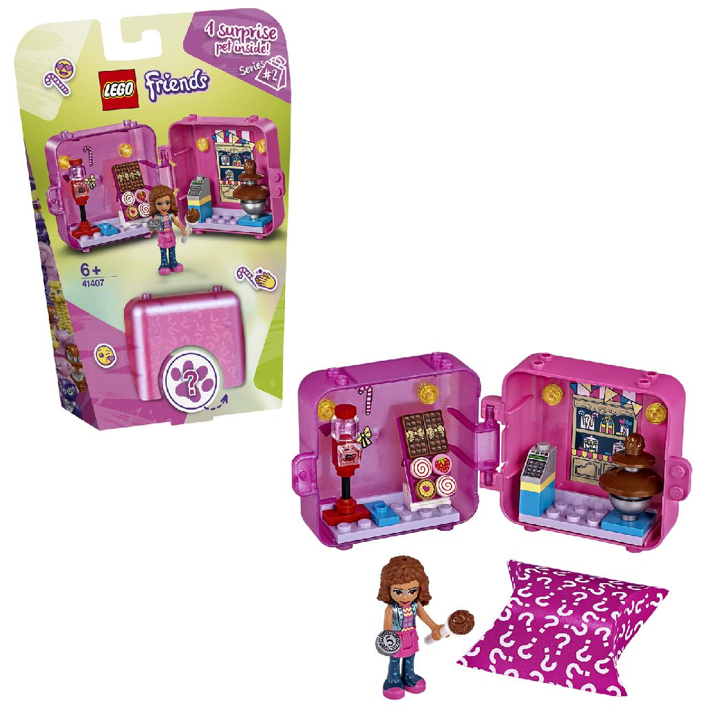 Afbeelding LEGO Friends 41407 Olivia's Winkelspeelkubus (4111407) door Wohi.nl