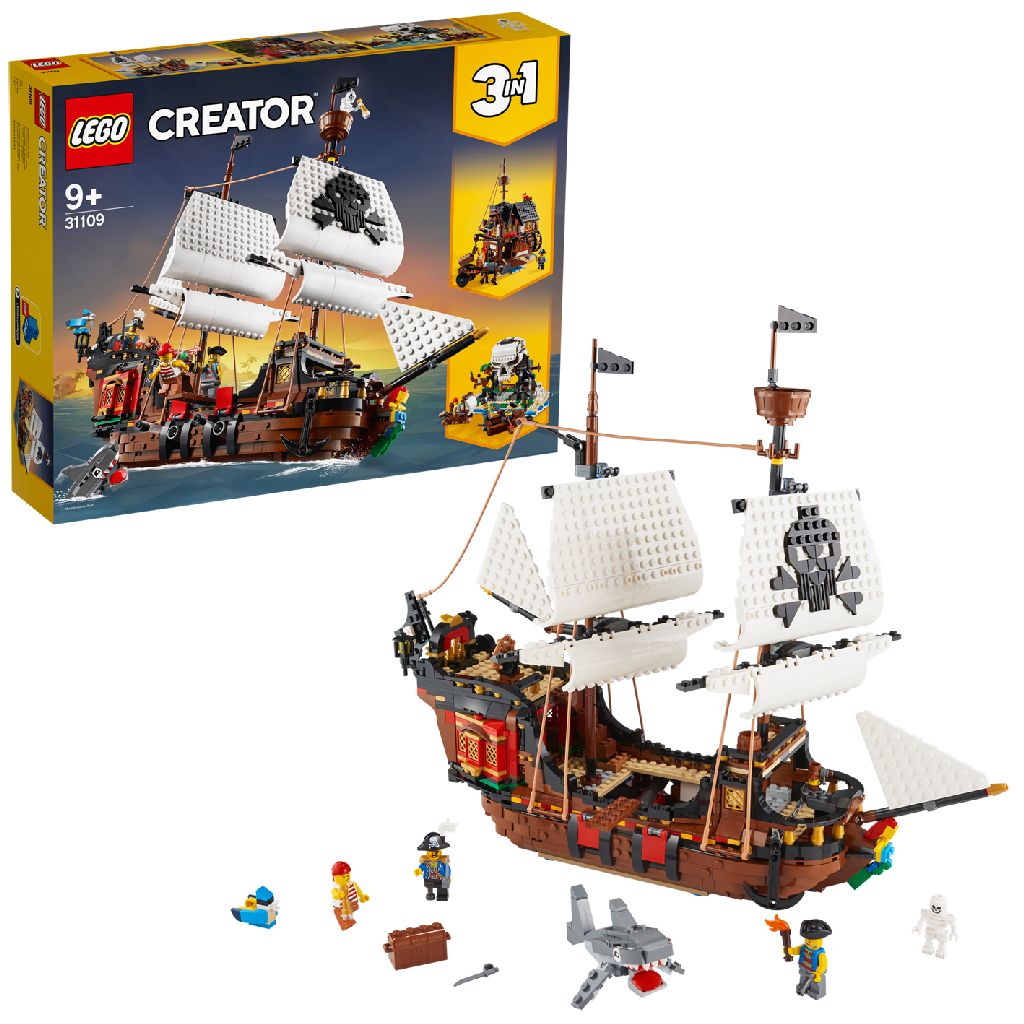 Afbeelding LEGO Creator 31109 Piratenschip (4111109) door Wohi.nl