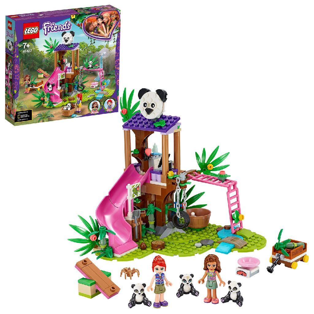 Afbeelding LEGO Friends 41422 Panda Jungle Boomhut (4111422) door Wohi.nl