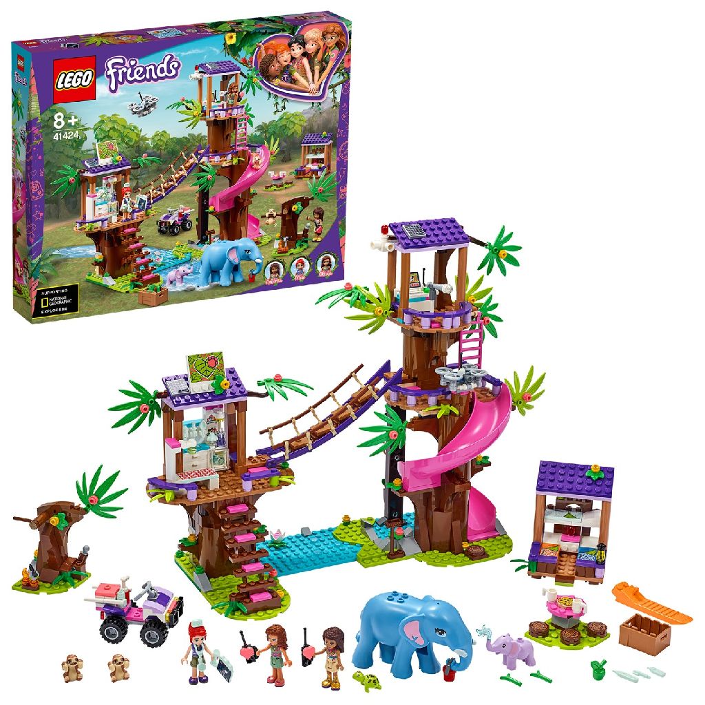 Afbeelding LEGO Friends 41424 Jungle Reddingsbasis (4111424) door Wohi.nl