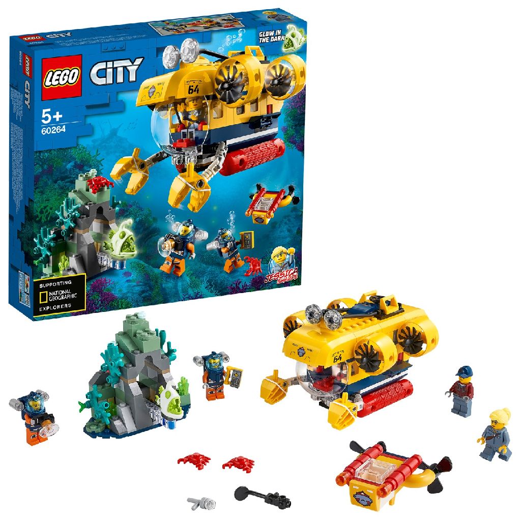 Afbeelding LEGO City 60264 Oceaan Verkenningsduikboot (4117986) door Wohi.nl