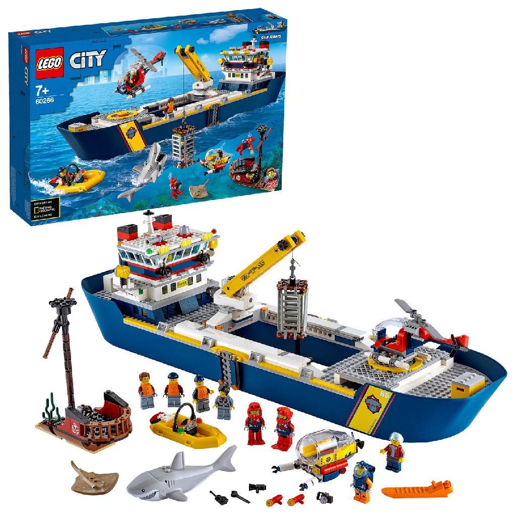 Afbeelding LEGO City 60266 Oceaan Onderzoekschip (4118006) door Wohi.nl