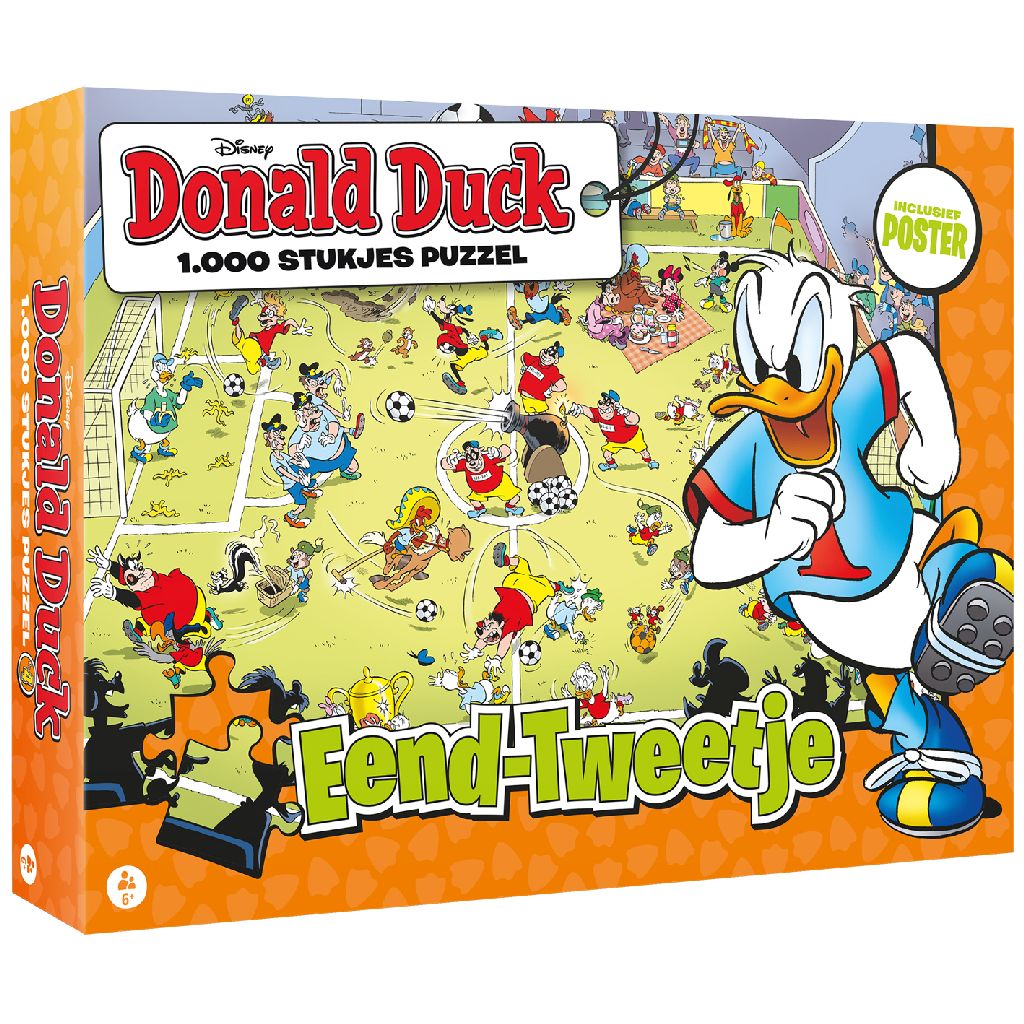 Afbeelding Puzzel Donald Duck Eend Tweetje 1000 Stukjes (6134194) door Wohi.nl