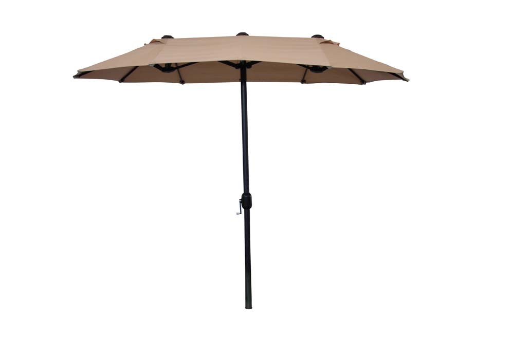 Leco balkon ovale parasol naturel (270 x 150 cm) (20301 103)