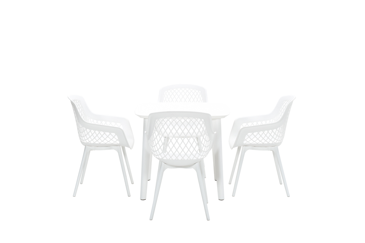 Garden Impressions Celano tafel 85x85xH75 wit (30956HP)