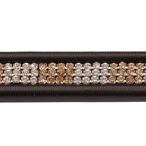 Frontriem met strass-steentjes