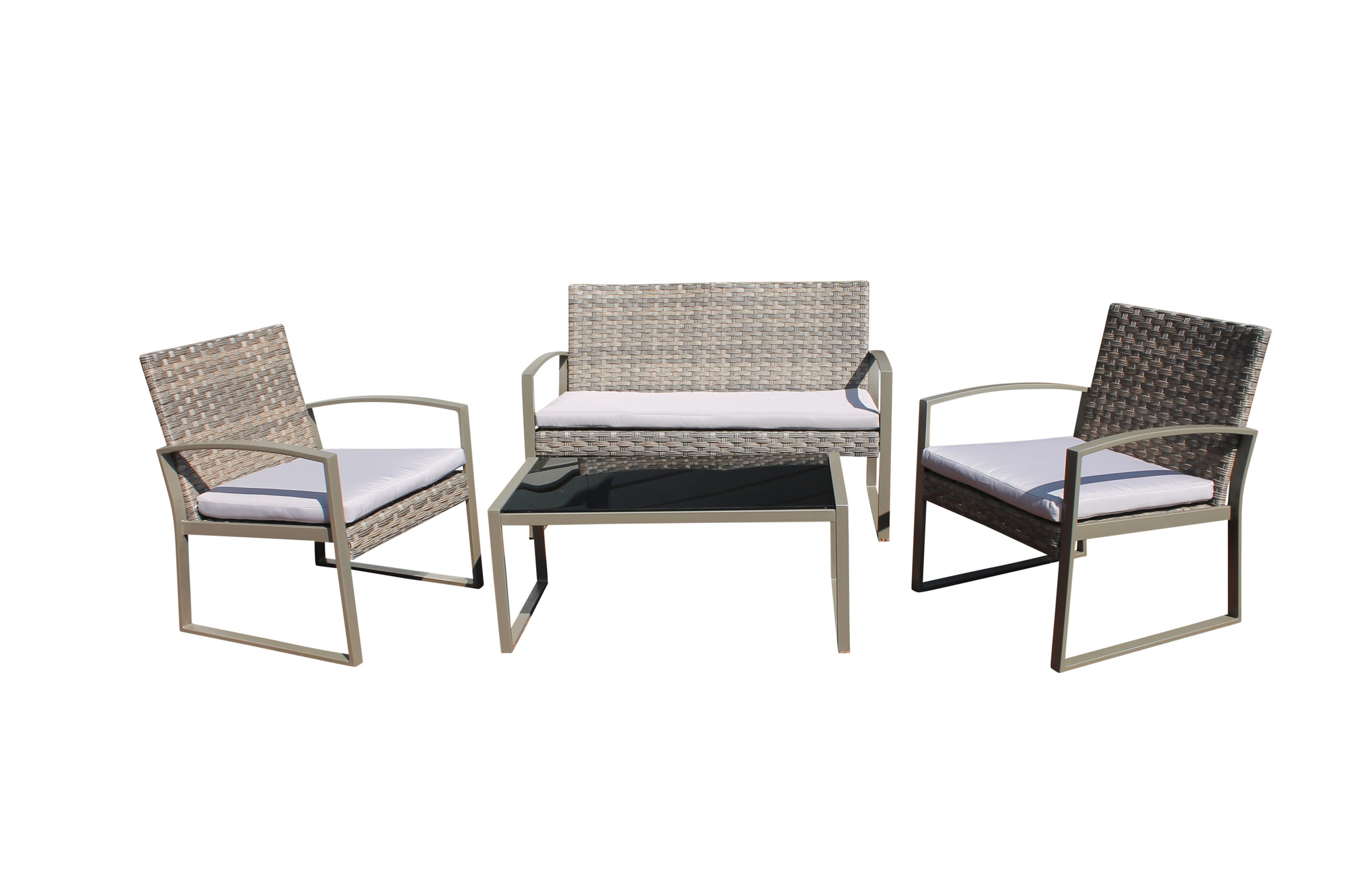 Leco bankstel Mathea (84 x 45 x 38 cm, 112 x 65 x 75 cm, 58 x 65 x 75 cm)