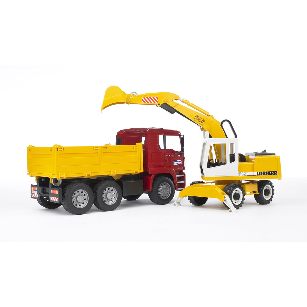 Bruder Man Tga Vrachtwagen Met Liebherr Graafmachine 3402751 bruder kopen in de aanbieding Bruder Man Tga Vrachtwagen Met Liebherr Graafmachine 3402751 bruder kopen in de aanbieding