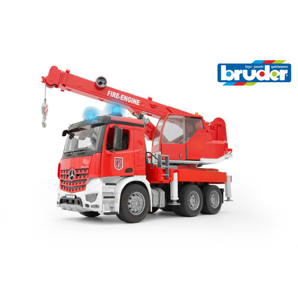 Afbeelding Kraanwagen Brandweer Mb Arocs Met Licht En Geluid door Wohi.nl