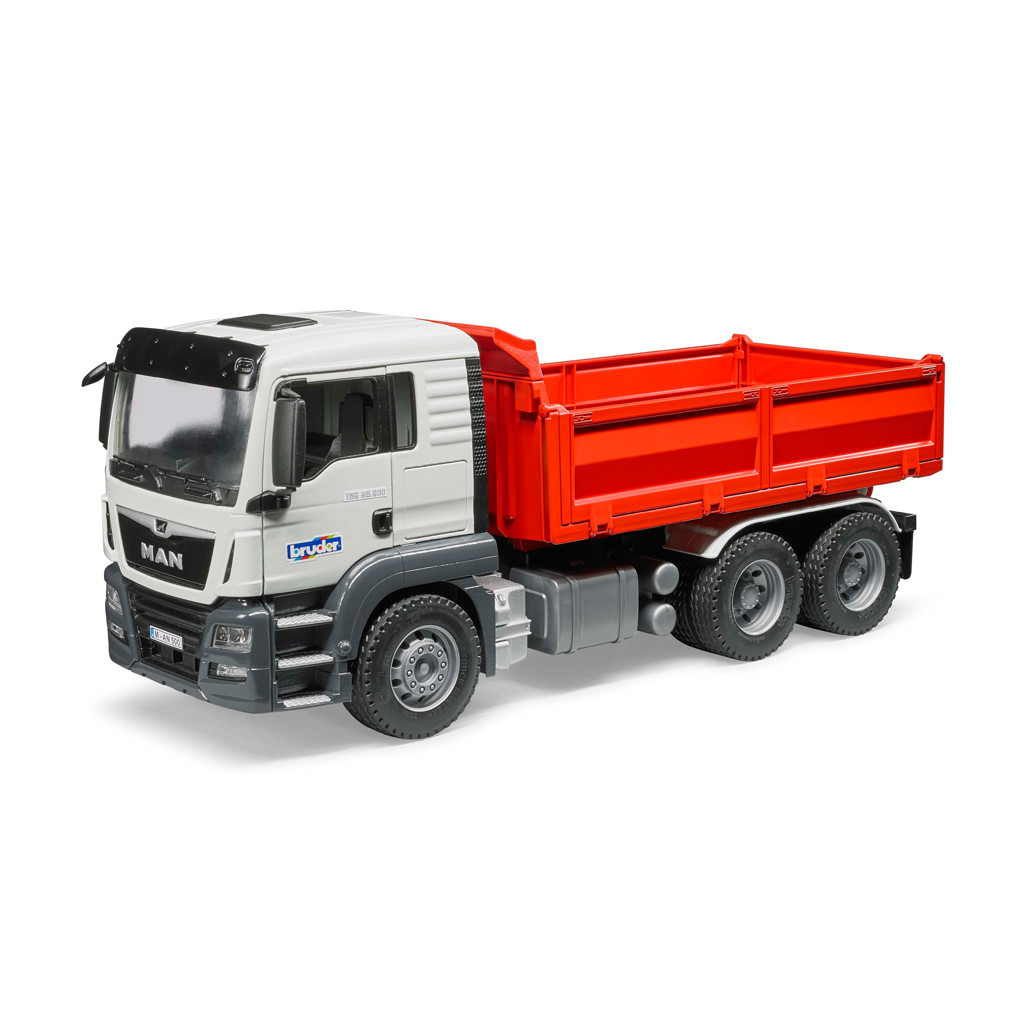 Bruder MAN TGS kiepwagen met 3 laadkleppen