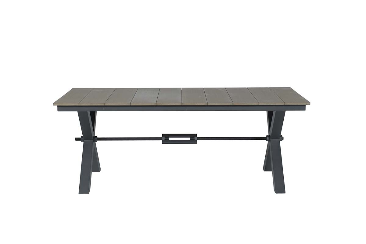 Garden Impressions - Robusto table 200x100xH76 VW vintage teak/ carbon black (34090JC)